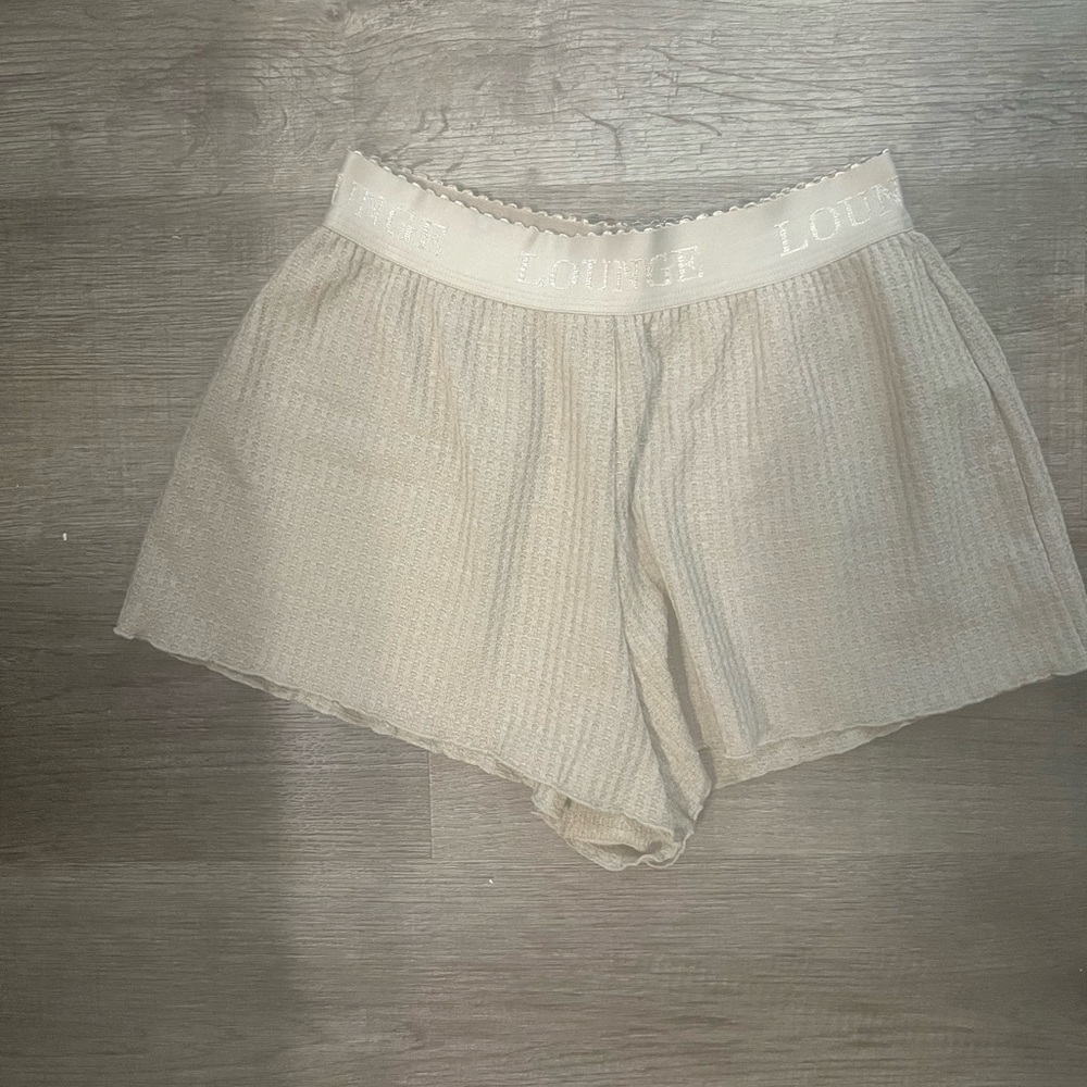LOUNGE waffle sleep short/size XS
